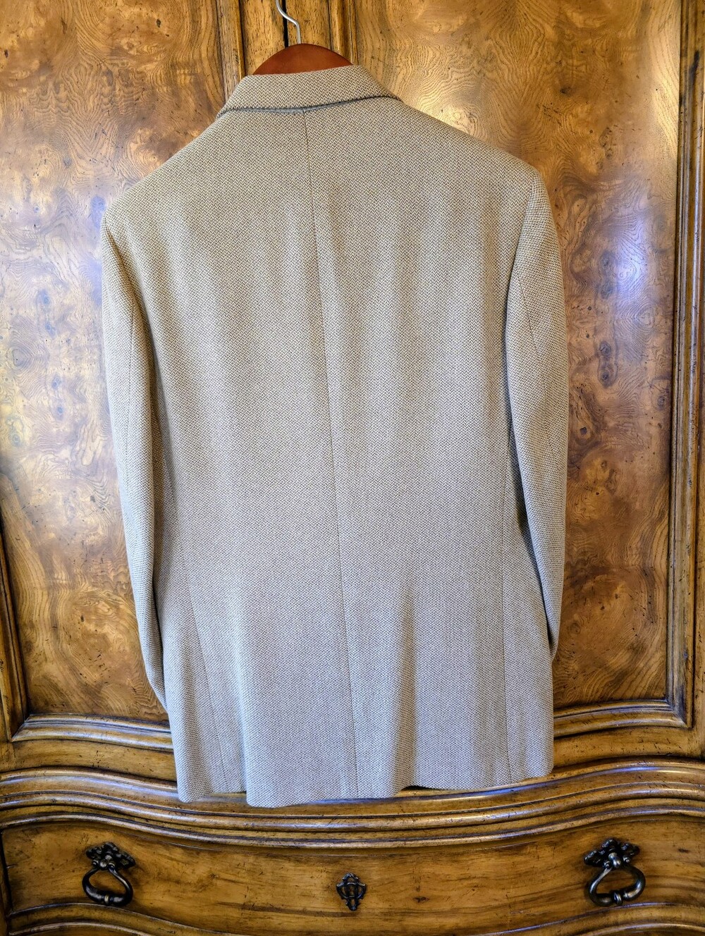 Corbin for Dillards (40R) Tan Ventless Sport Coat - Picture 3 of 7
